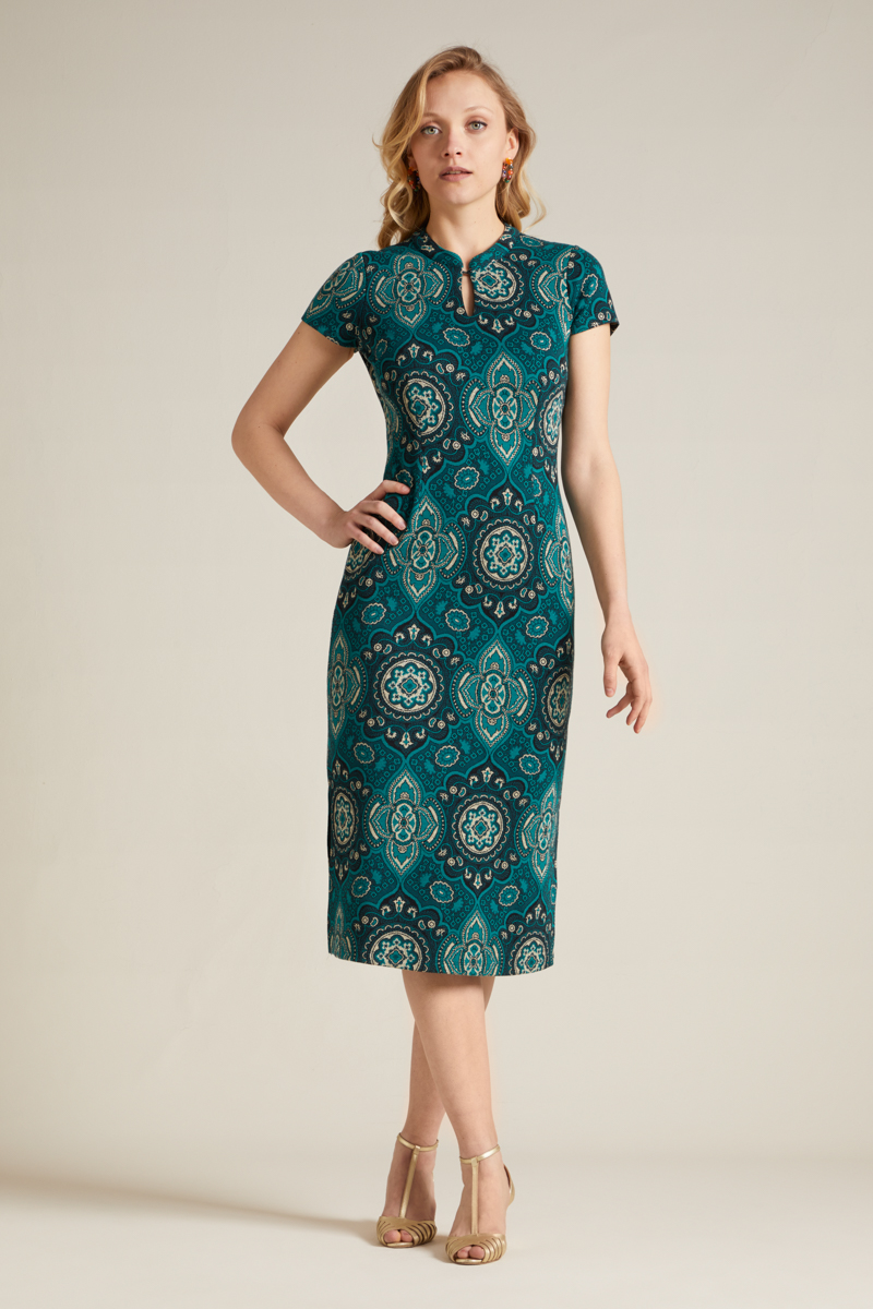 chinese style cocktail dress
