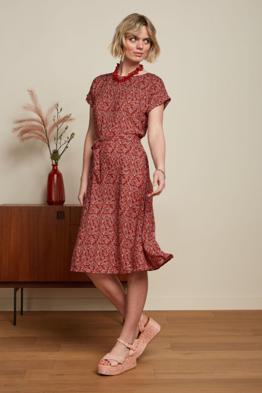 Betty Loose Fit Dress Pereira - Spicy Brown - King Louie